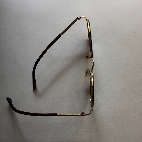 Retro Gold Metal Round Mirrored Sunglasses - Picture 5 of 10